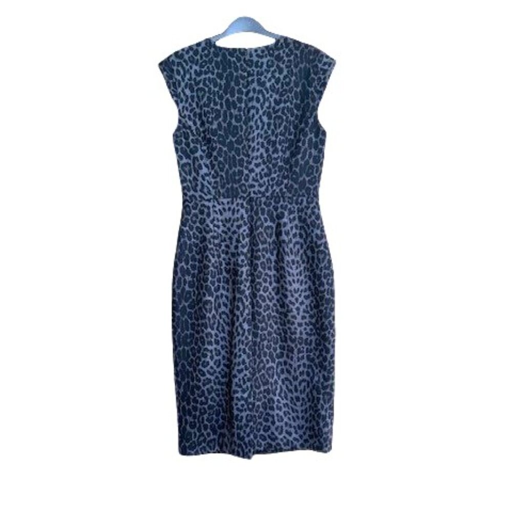 Brooks Brothers Animal Print Sheath Dress - Size 6 - Picture 4 of 6